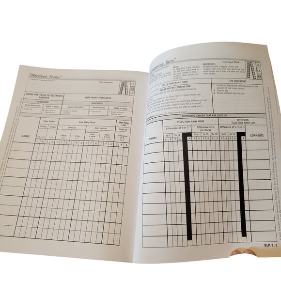 More Less Trains Book 3 Kathy Richardson 45 Student Forms Assessing Math Concept - Picture 5 of 10
